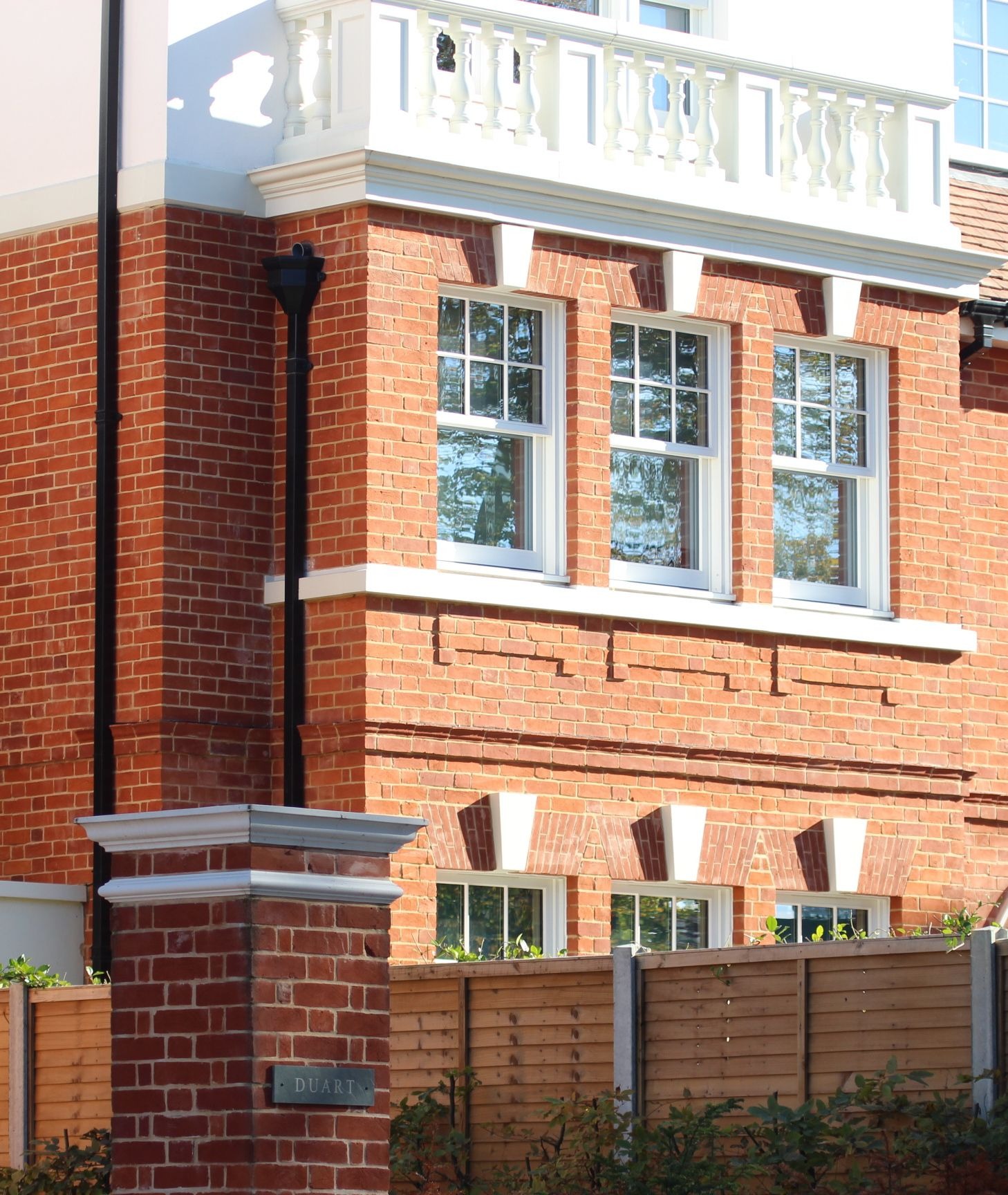 An image of a red brick property